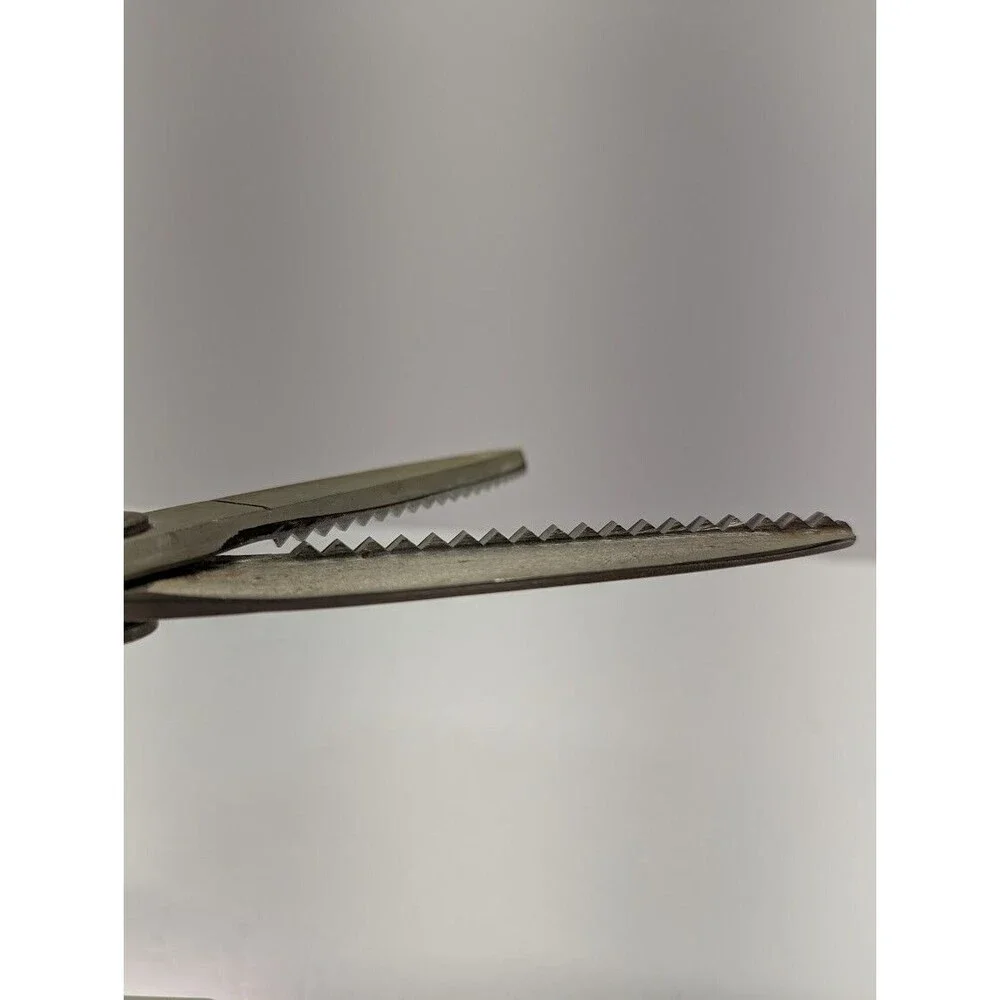 Vintage Wiss Pinking Shears‎ Scissors ZigZag Cut Sewing Fabric